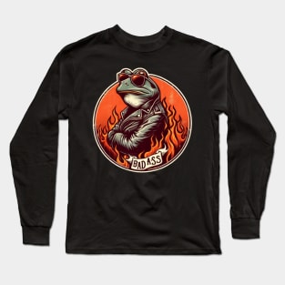 badass frog Long Sleeve T-Shirt